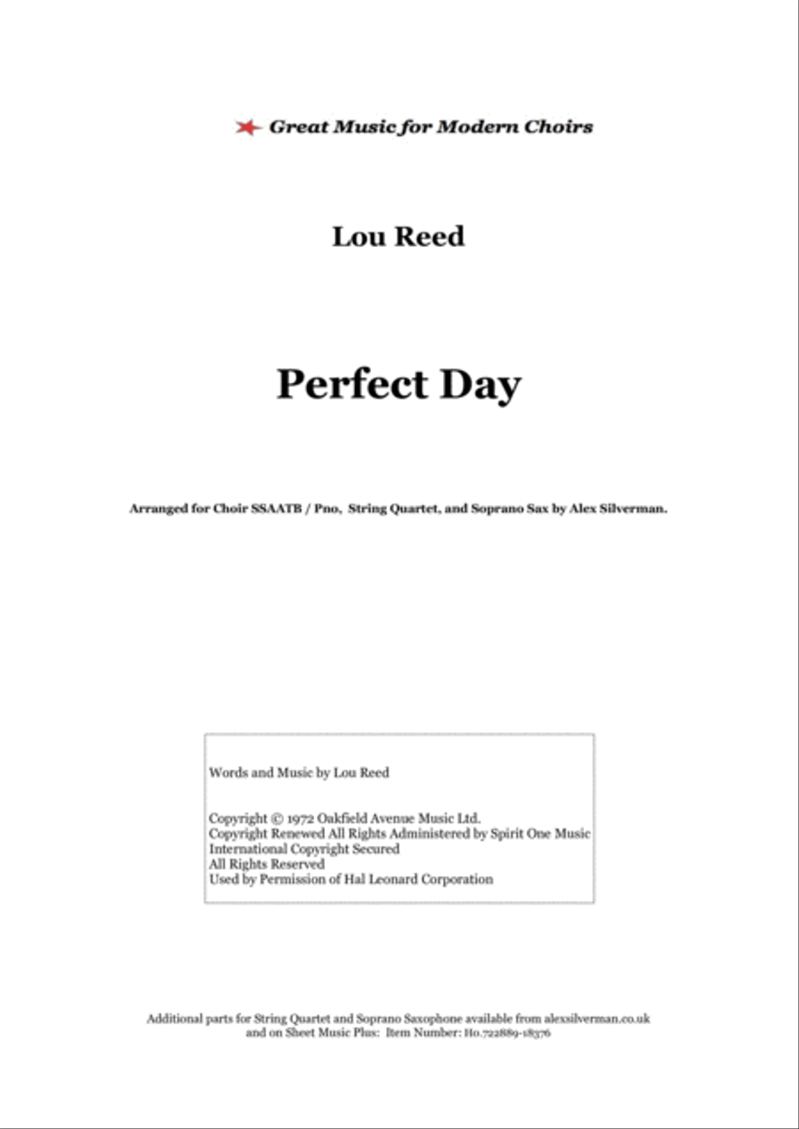 Perfect Day Divisi scores gallery preview page 1