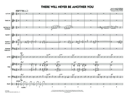 There Will Never Be Another You - Full Score