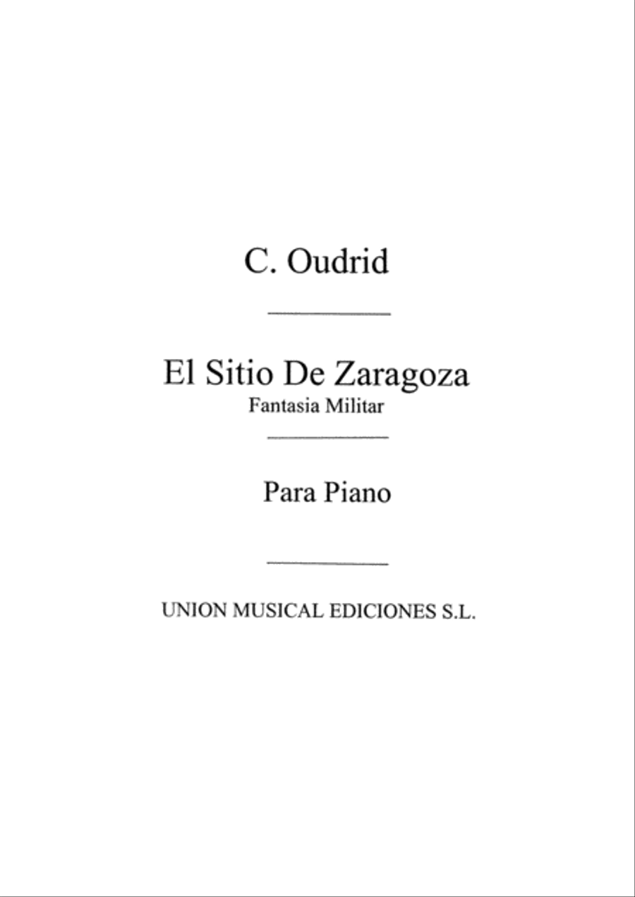 El Sitio De Zaragoza Piano Solo scores gallery preview page 1