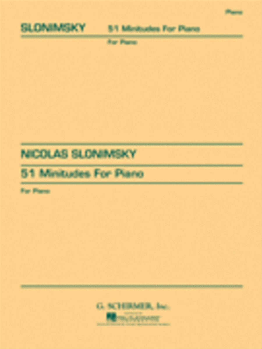 51 Minitudes Piano Solo scores gallery preview page 1