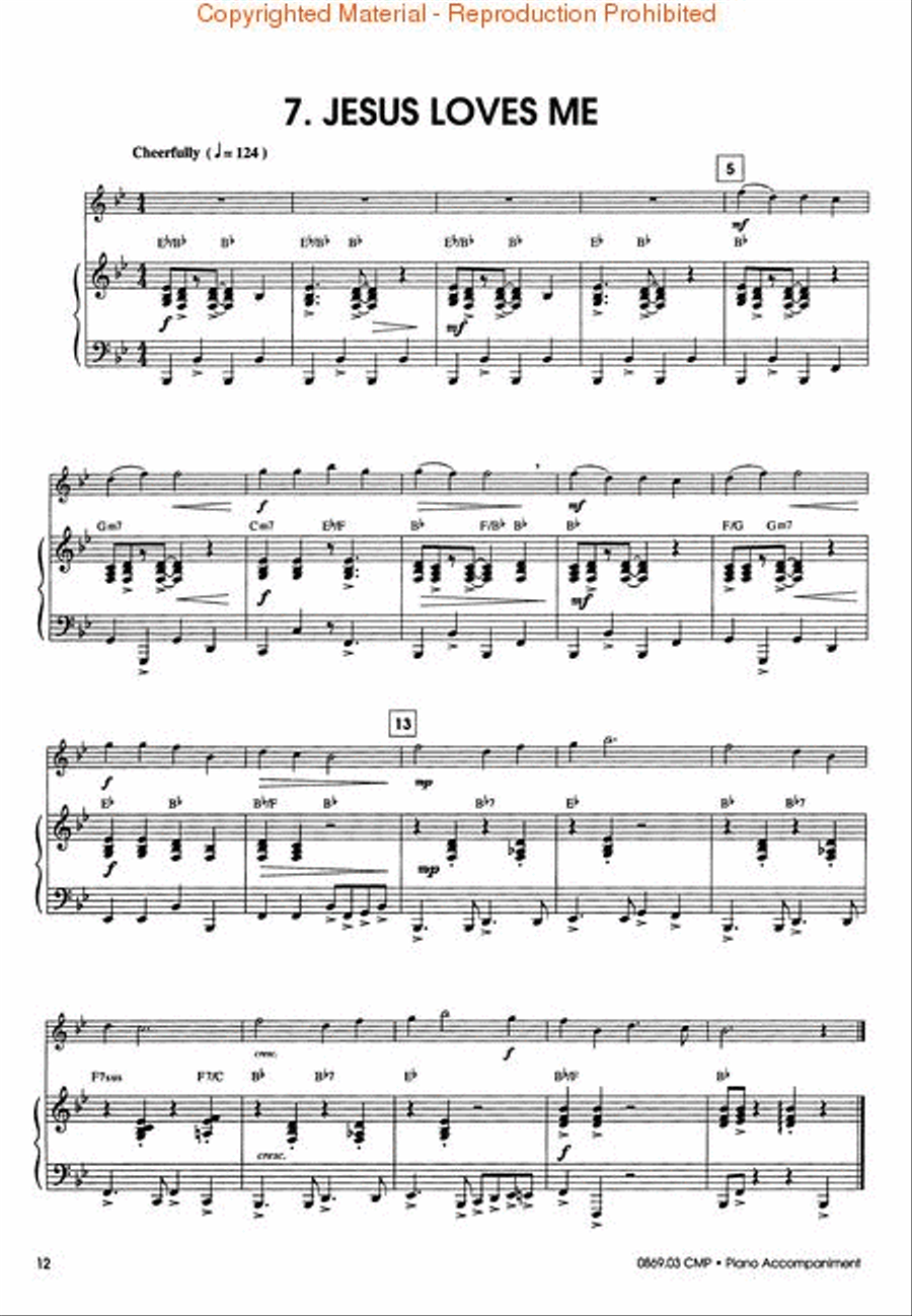 Tons of Tunes for Church Piano Accompaniment scores gallery preview page 4