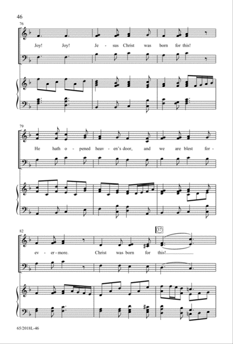 A Ceremony of Lessons and Carols 3-Part scores gallery preview page 47