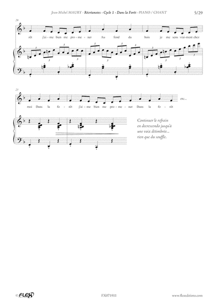 Recreanotes - Cycle 1 - Children's Choir & Piano image number null