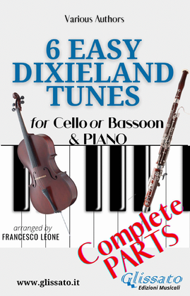 6 Easy Dixieland Tunes - Cello or Bassoon & Piano