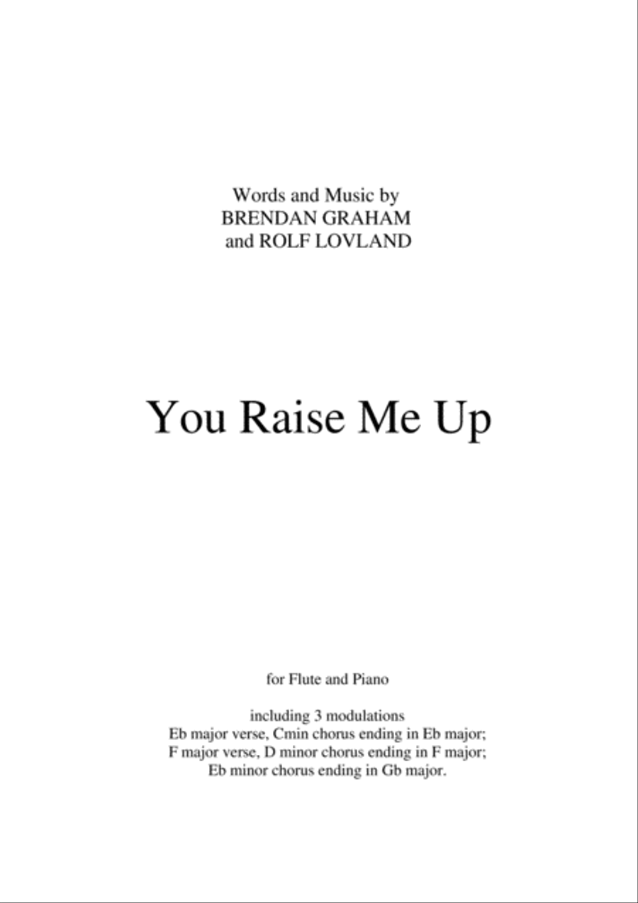 You Raise Me Up Piano scores gallery preview page 2