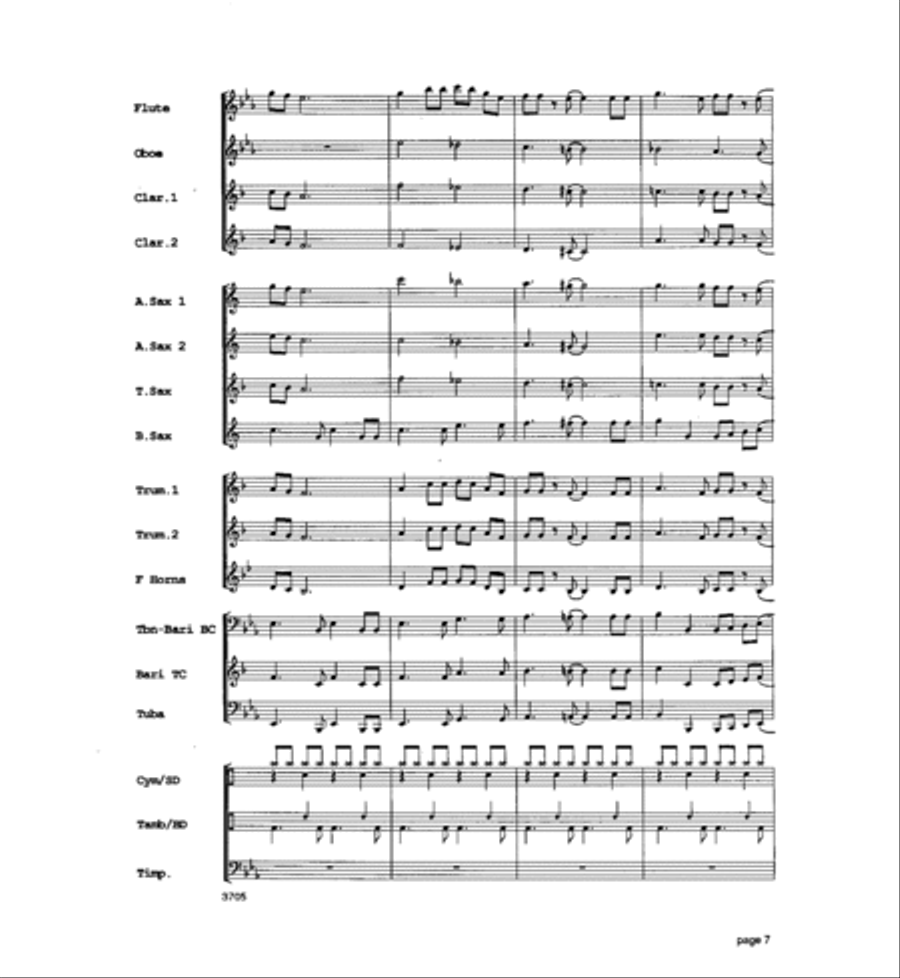 Joy To the World Joy To the World Concert Band scores gallery preview page 8