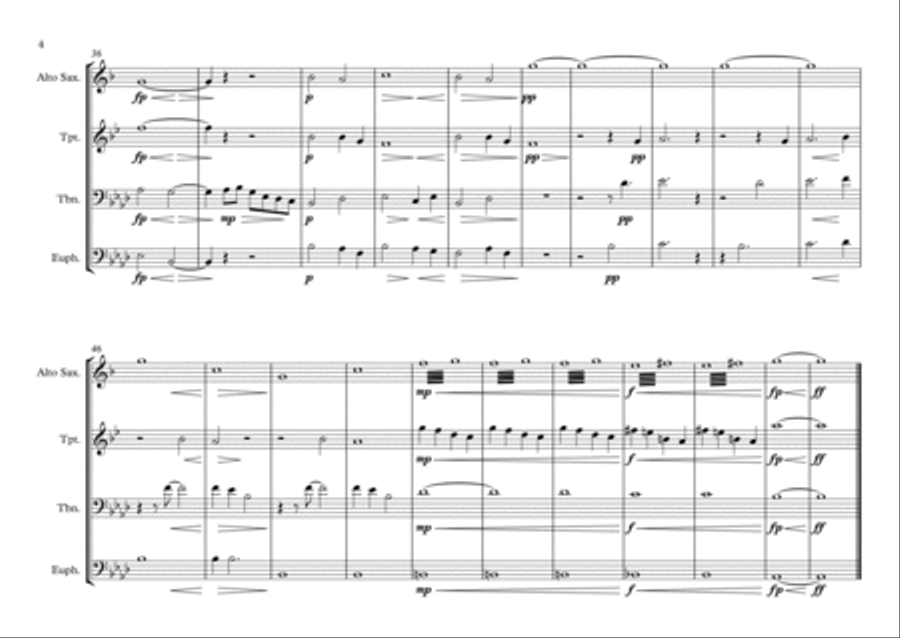 Diwedd y gaeaf, Dechrau'r Gwanwyn (The End of Winter, The Beginning Of Spring) Small Ensemble scores gallery preview page 4