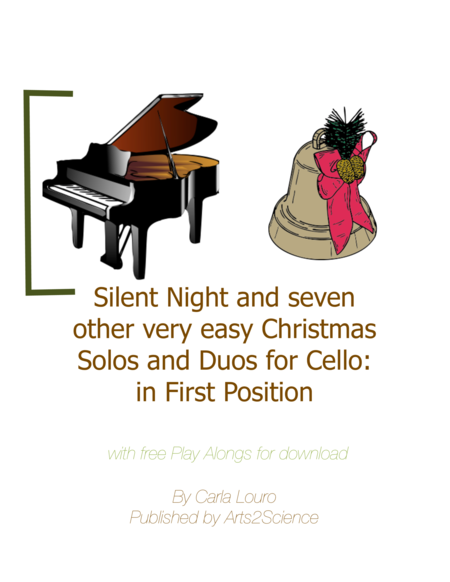 Silent Night and seven other very easy Christmas Solos and Duos for Cello: in First Position image number null