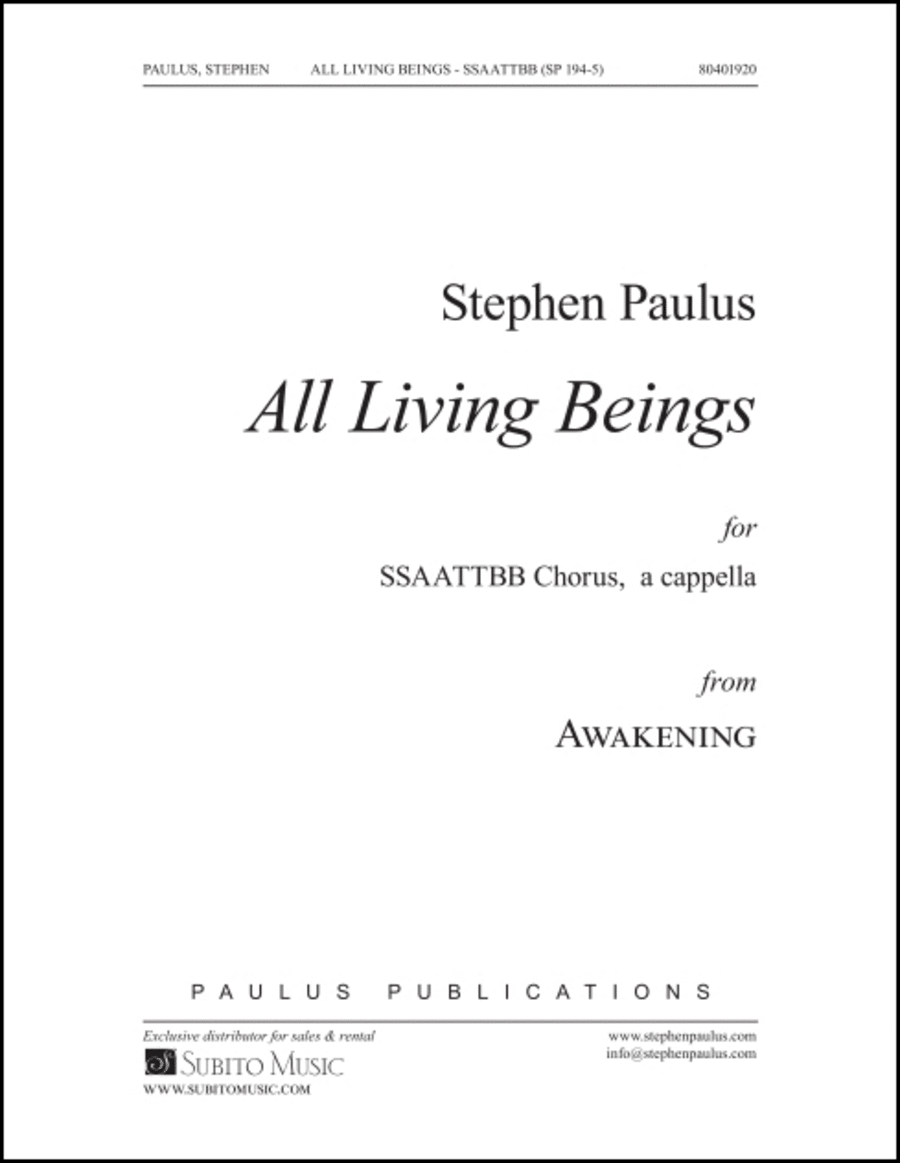 All Living Beings (from AWAKENING)