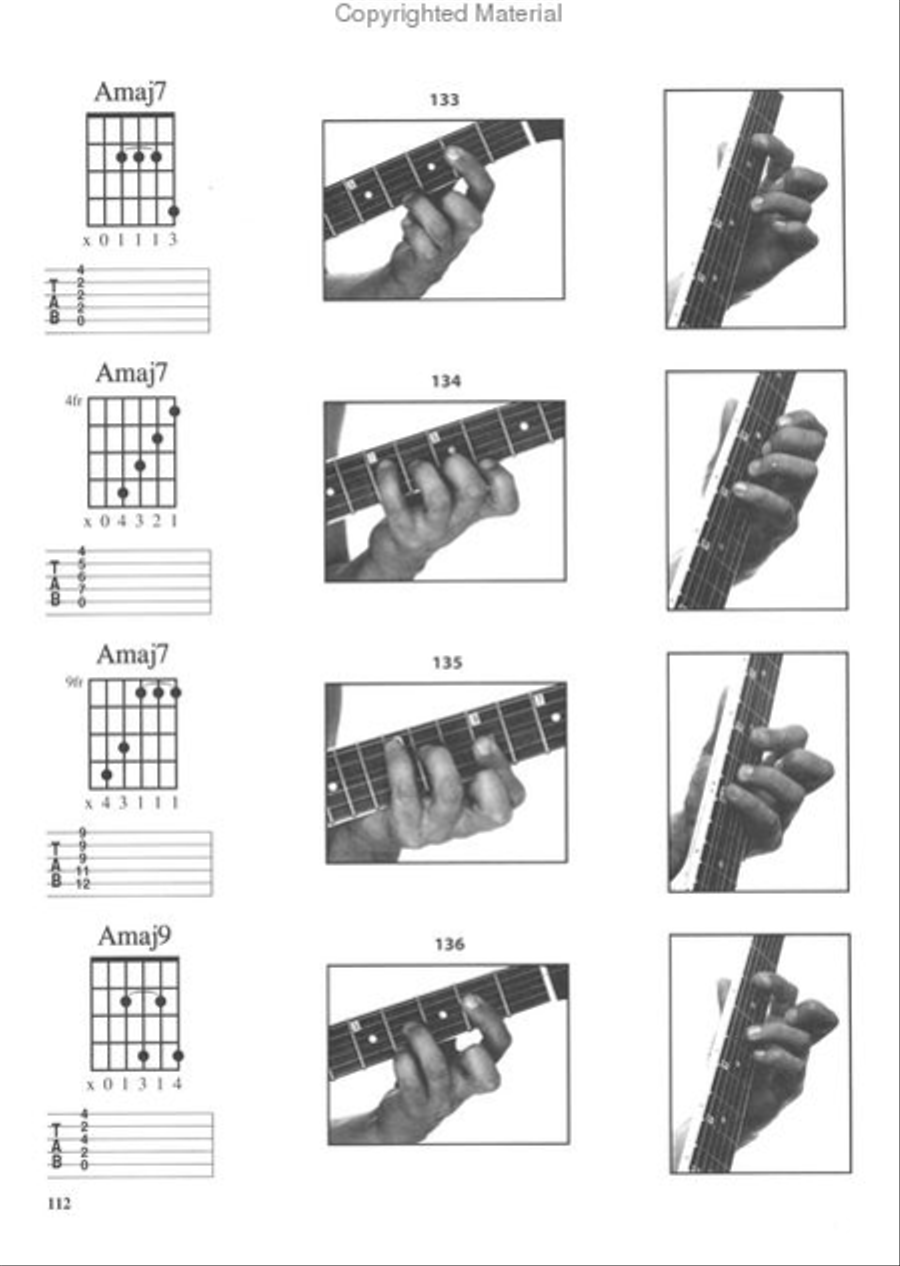 The Only Chord Book You Will Ever Need! Guitar Tablature scores gallery preview page 4
