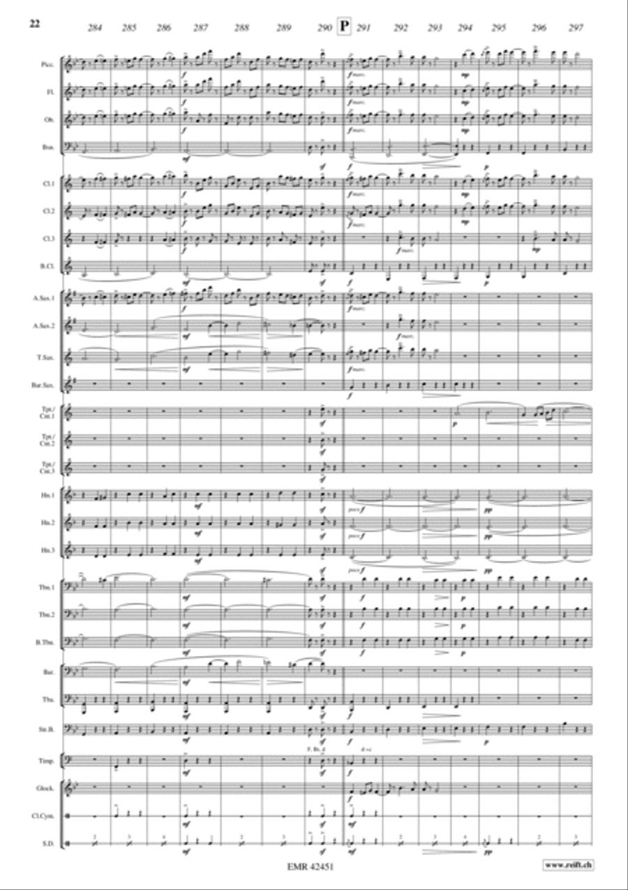 Don Quixote Concert Band scores gallery preview page 12