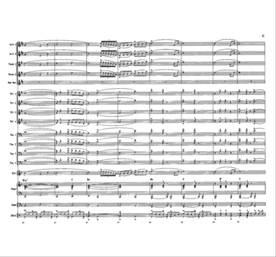 Night Flight to Rio Night Flight to Rio Jazz Ensemble scores gallery preview page 12
