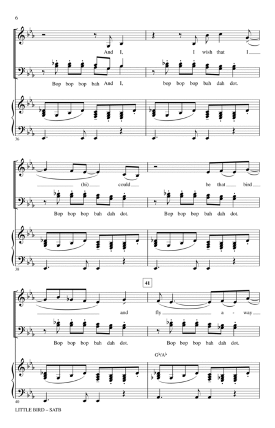 Little Bird Little Bird 4-Part scores gallery preview page 5