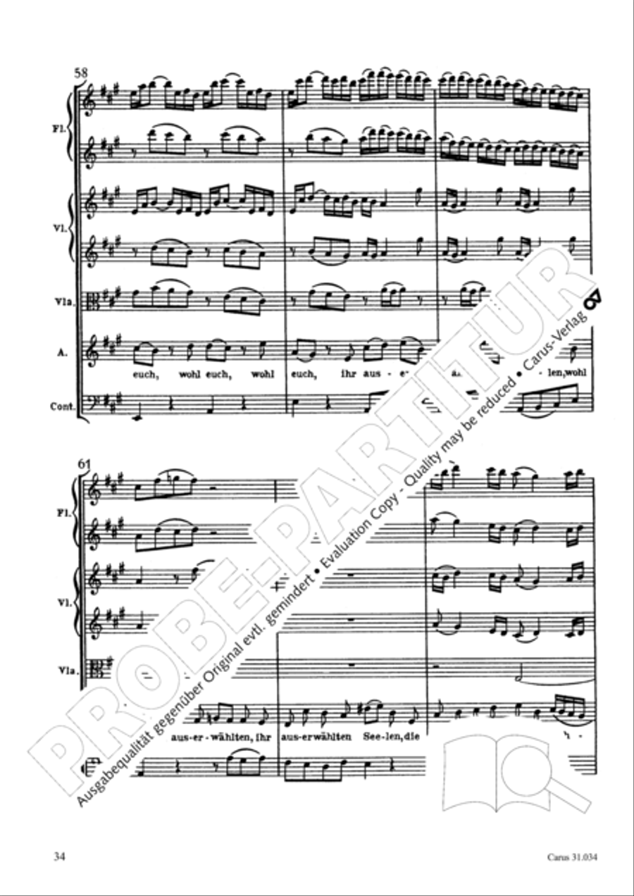 O fire everlasting (O ewiges Feuer, o Ursprung der Liebe) ATB scores gallery preview page 49