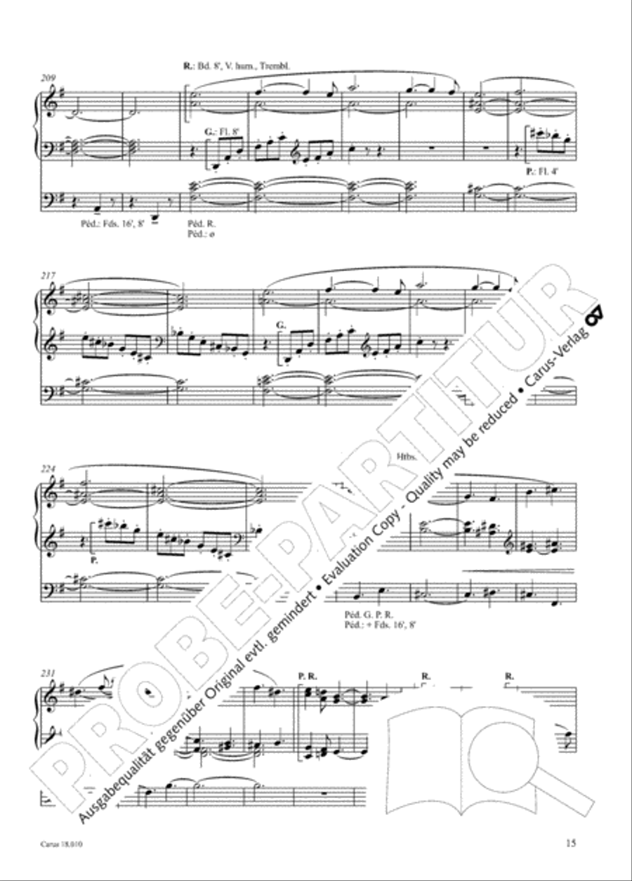 Danse (Tarantelle styrienne) Organ scores gallery preview page 16