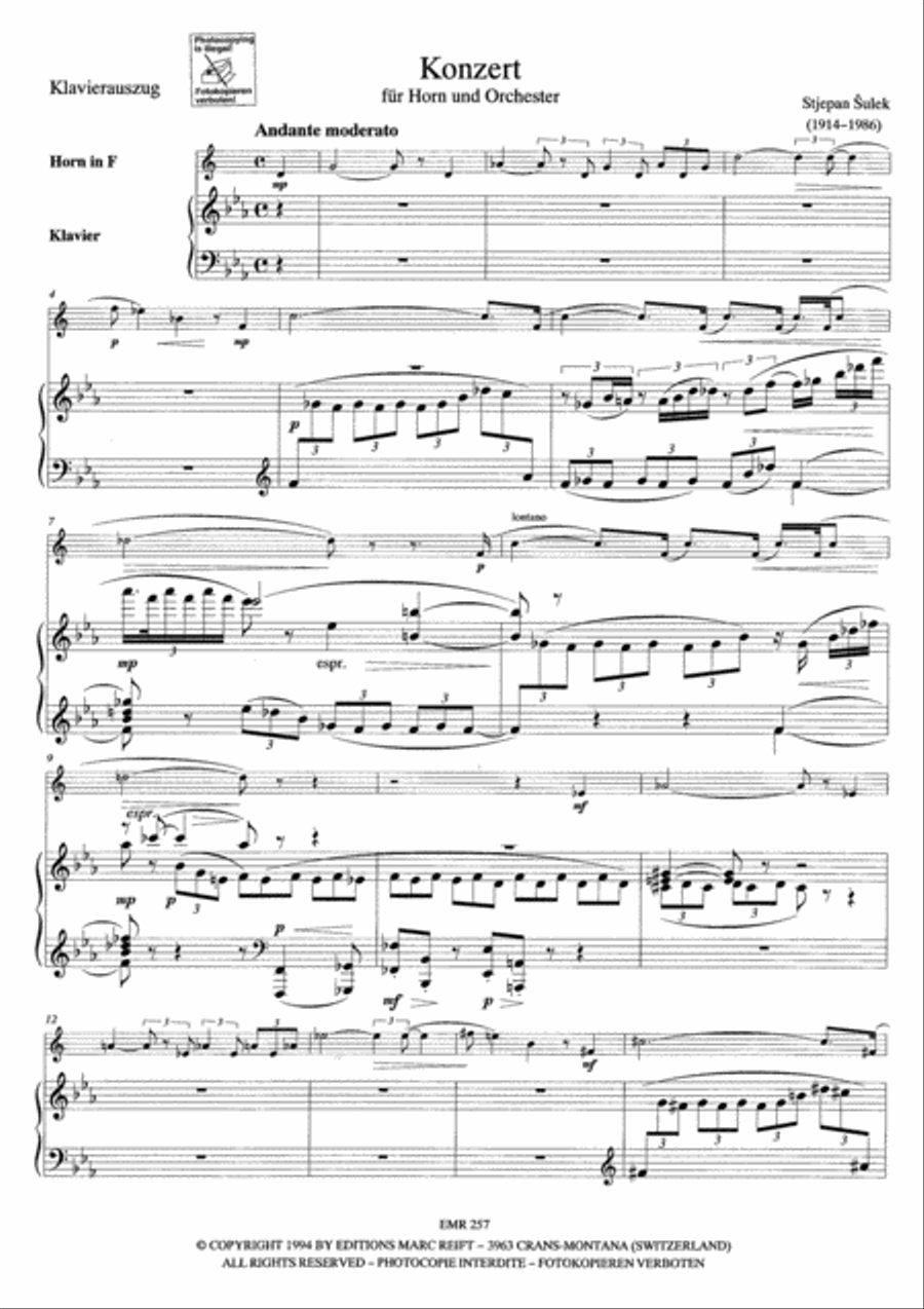 Konzert Horn scores gallery preview page 15