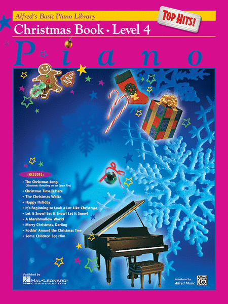 Alfred's Basic Piano Library Top Hits! Christmas, Book 4