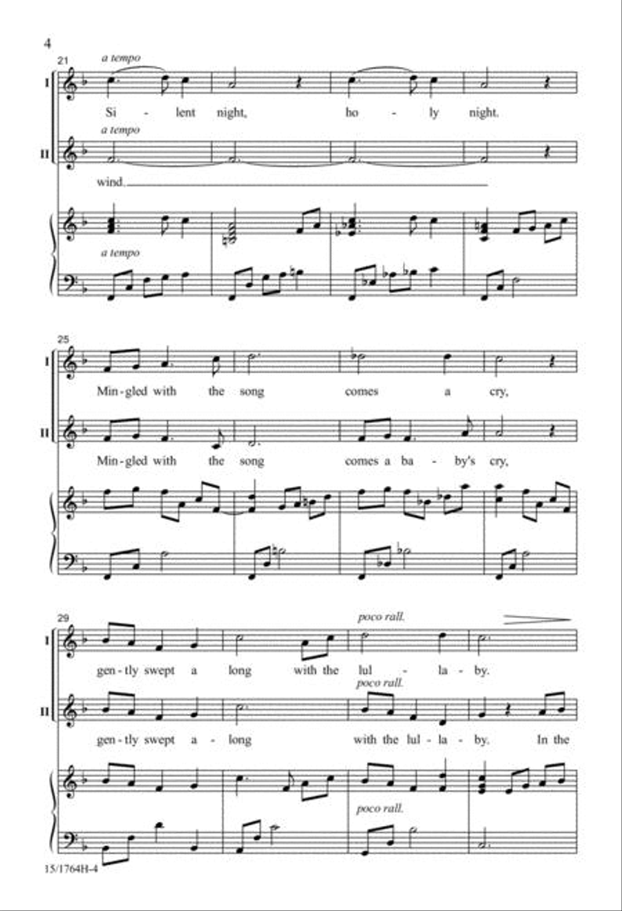 Lullaby on the Wind 2-Part scores gallery preview page 4