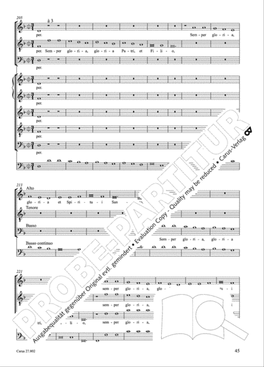 Salmi I (Selva morale e spirituale) Collection / Songbook scores gallery preview page 70