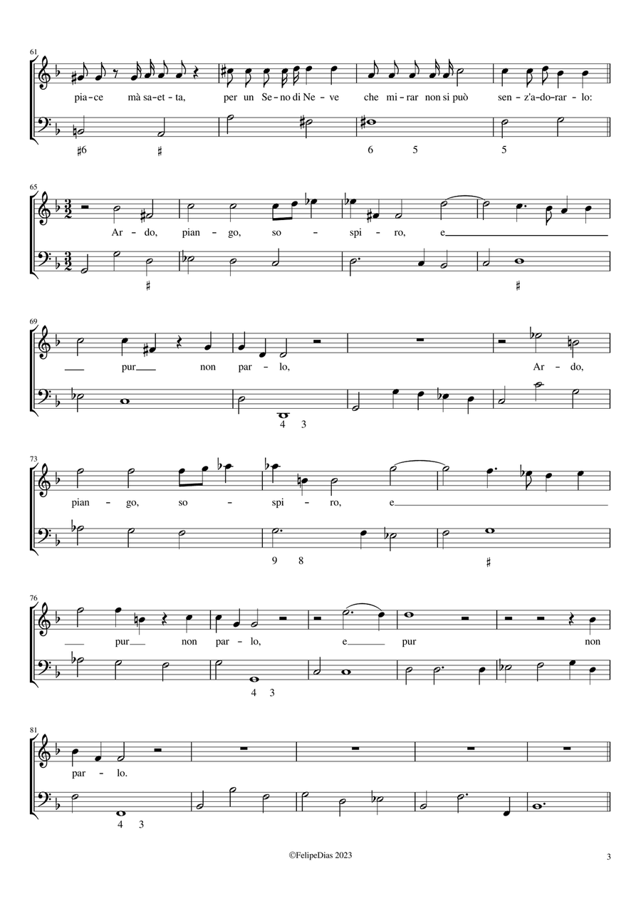 Scrivete occhi dolenti High Voice scores gallery preview page 3