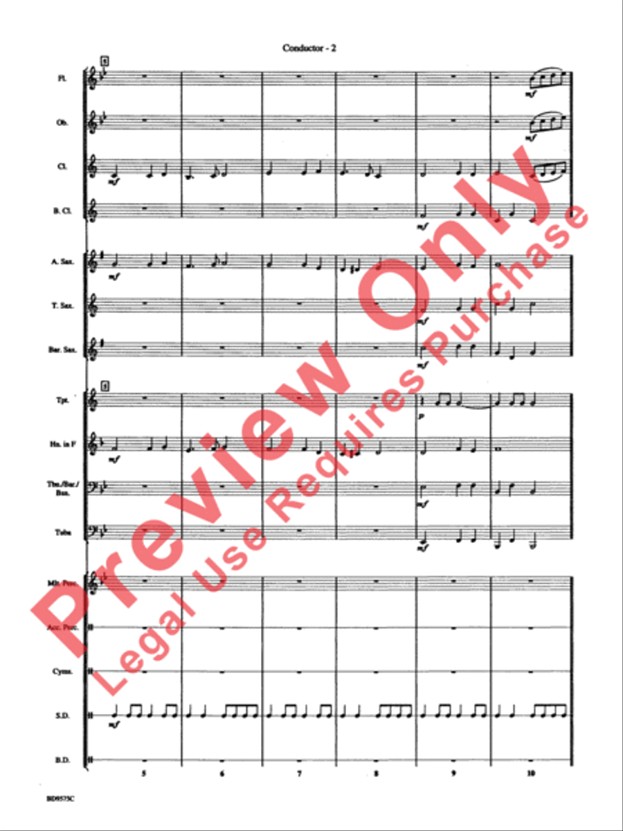 American Fantasy Concert Band scores gallery preview page 5