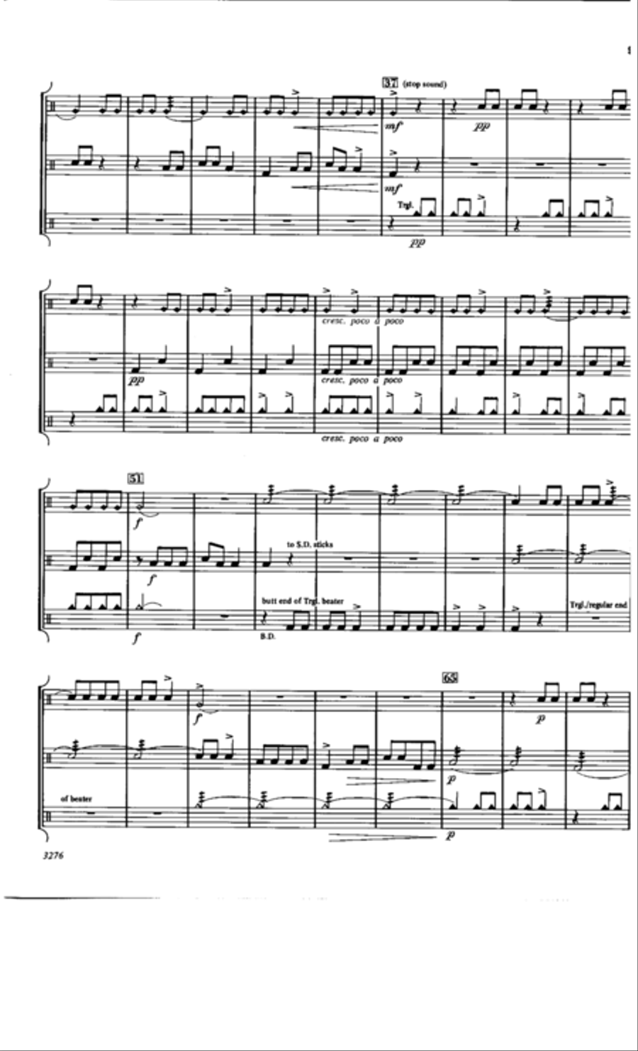 Holiday Suite for Percussion Percussion Ensemble scores gallery preview page 8