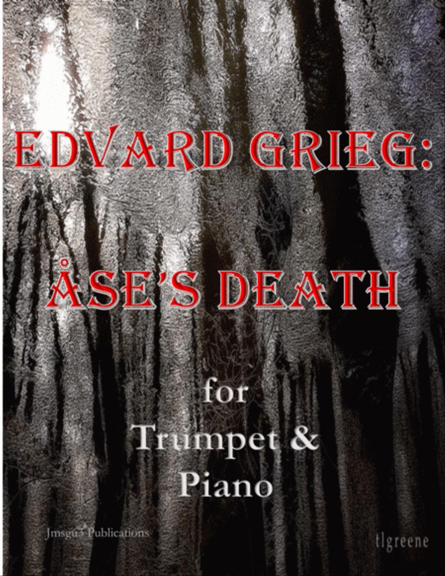 Grieg: Ase's Death from Peer Gynt Suite for Trumpet & Piano B-Flat Trumpet scores gallery preview page 1