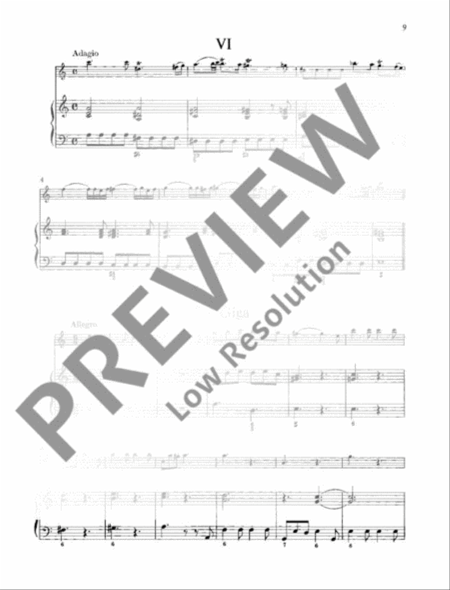 Sonata Alto Recorder scores gallery preview page 14