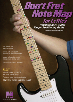 Book cover for Don't Fret Note Map for Lefties