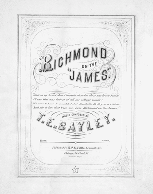 Richmond on the "James"