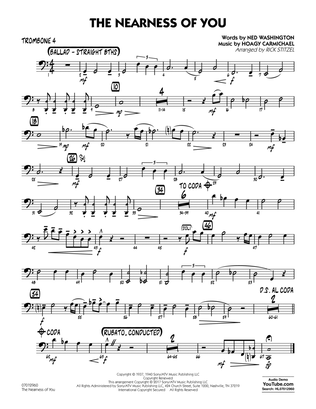 The Nearness of You (Key: C) - Trombone 4