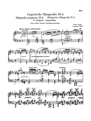 Book cover for Liszt: Hungarian Rhapsodies (Volume I, Nos. 1-9)