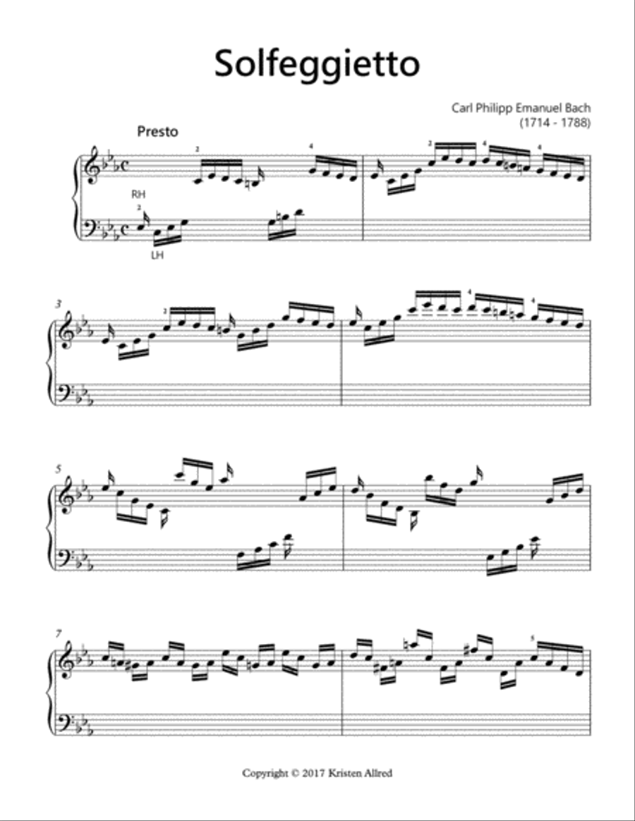 Solfeggietto Piano Method scores gallery preview page 1