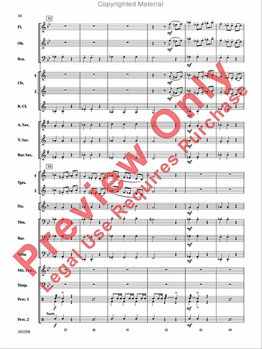 El Relicario El Relicario Concert Band scores gallery preview page 11
