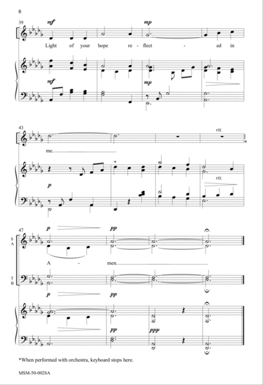 Three Advent Prayers 4-Part scores gallery preview page 4