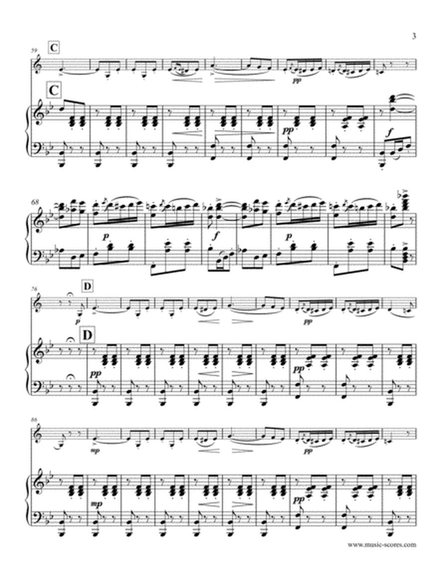 Libiamo ne lieti calici - Brindisi from La Traviata - Bass Clarinet & Piano image number null