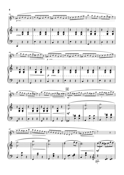 "Valse op.64-1" (Cdur) clarinet & piano