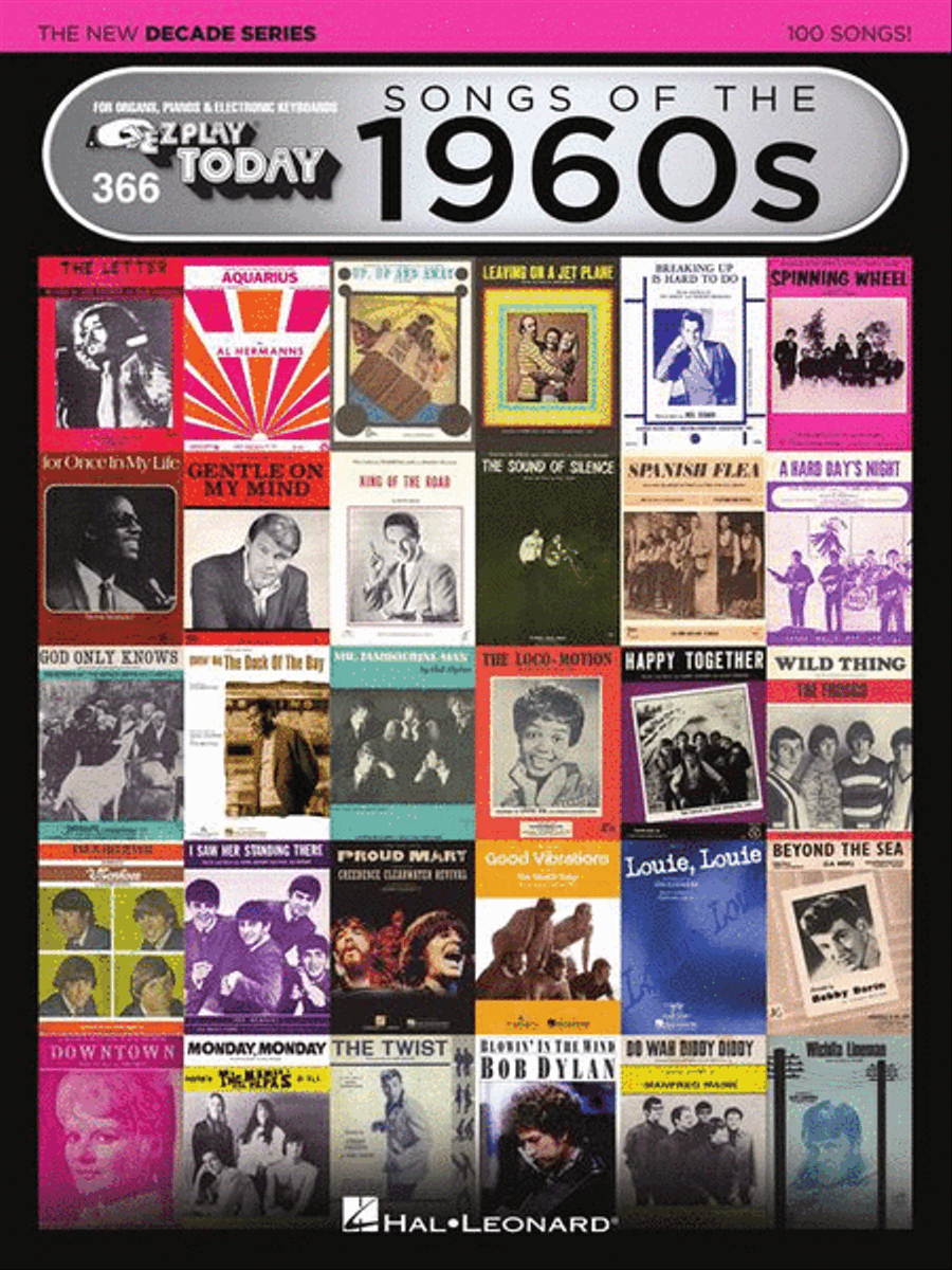 Songs of the 1960s – The New Decade Series Electronic Keyboard scores gallery preview page 2
