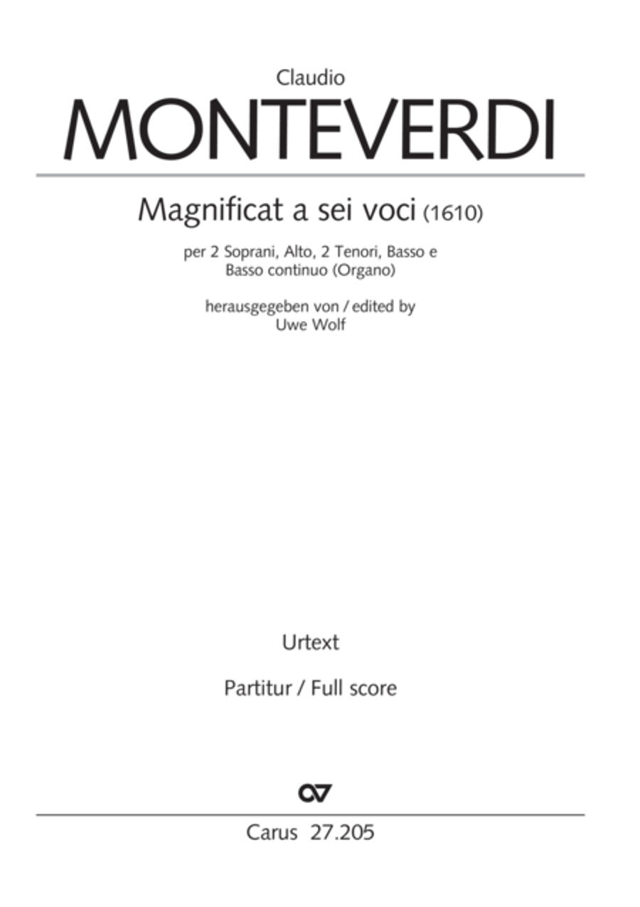 Magnificat a 6 (Magnificat a sei voci) Choir scores gallery preview page 5