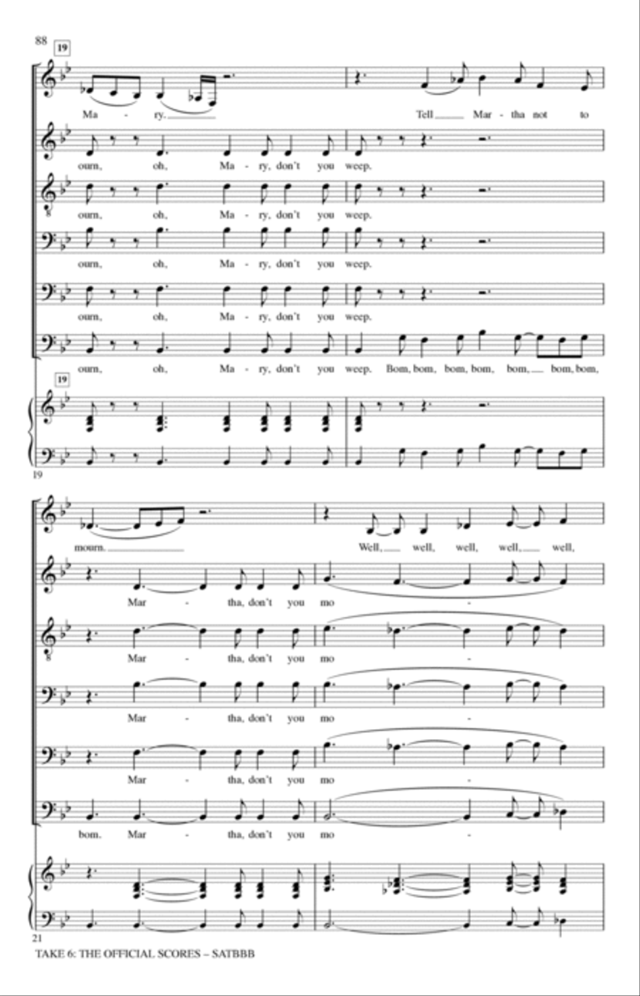 Mary Mary A Cappella scores gallery preview page 6