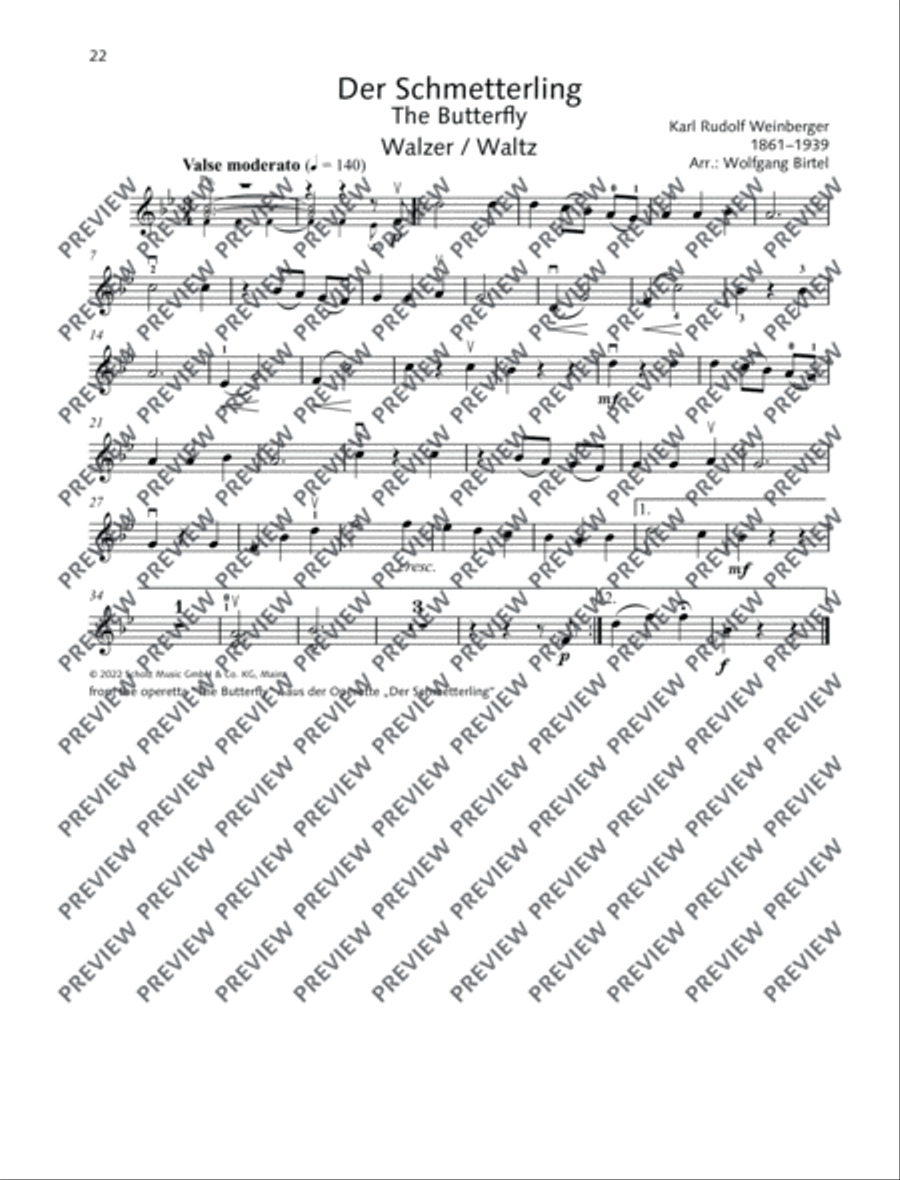 The Butterfly Violin Solo scores gallery preview page 4