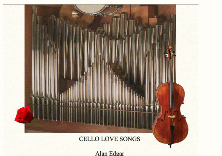 CELLO LOVE SONGS with ORGAN String Duet scores gallery preview page 1