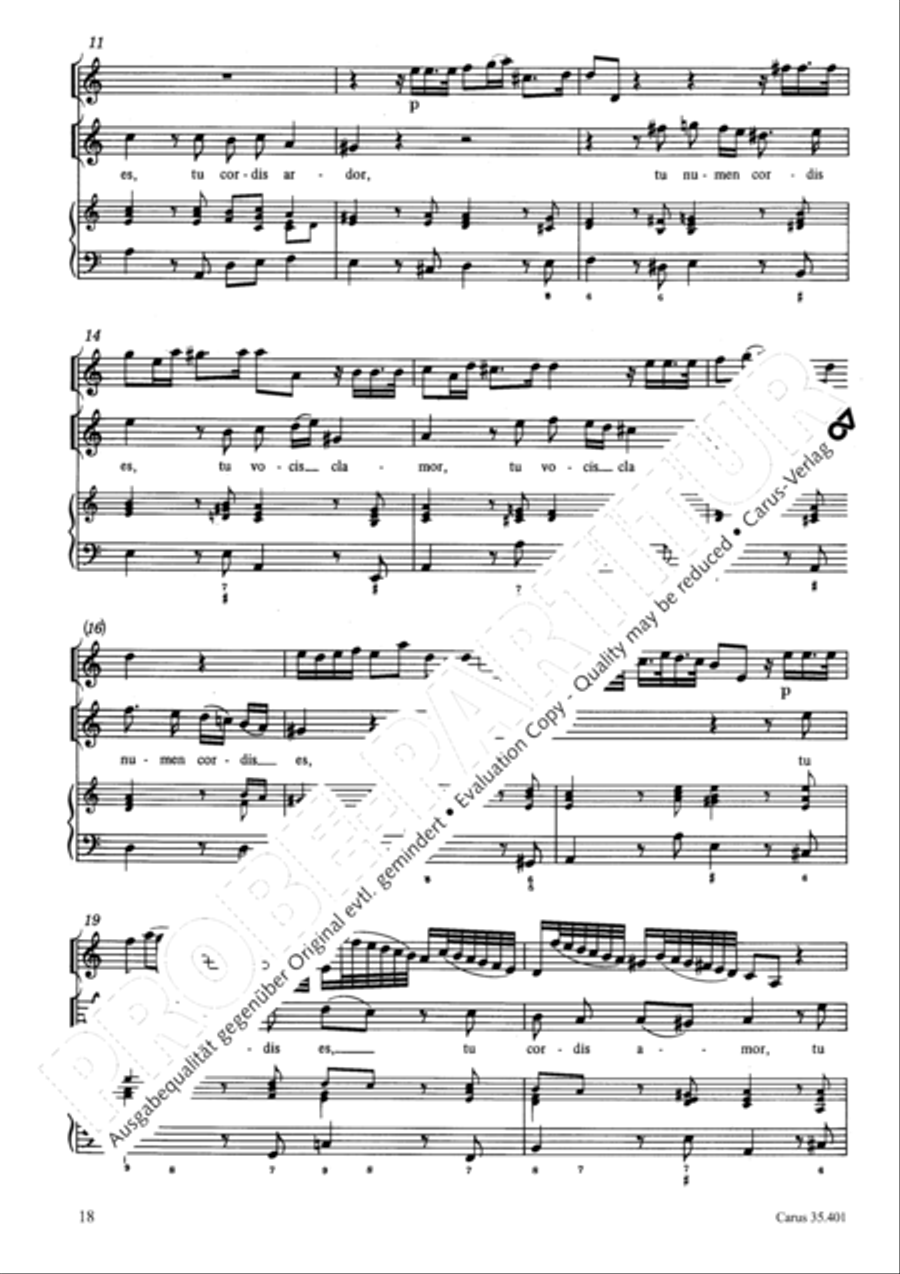 Languet anima mea Soprano Voice scores gallery preview page 21