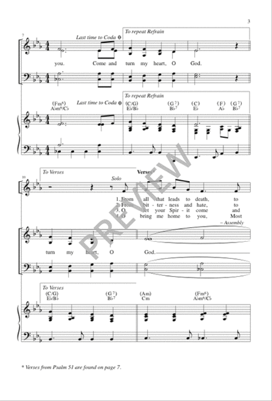 Turn My Heart, O God Turn My Heart, O God 4-Part scores gallery preview page 3