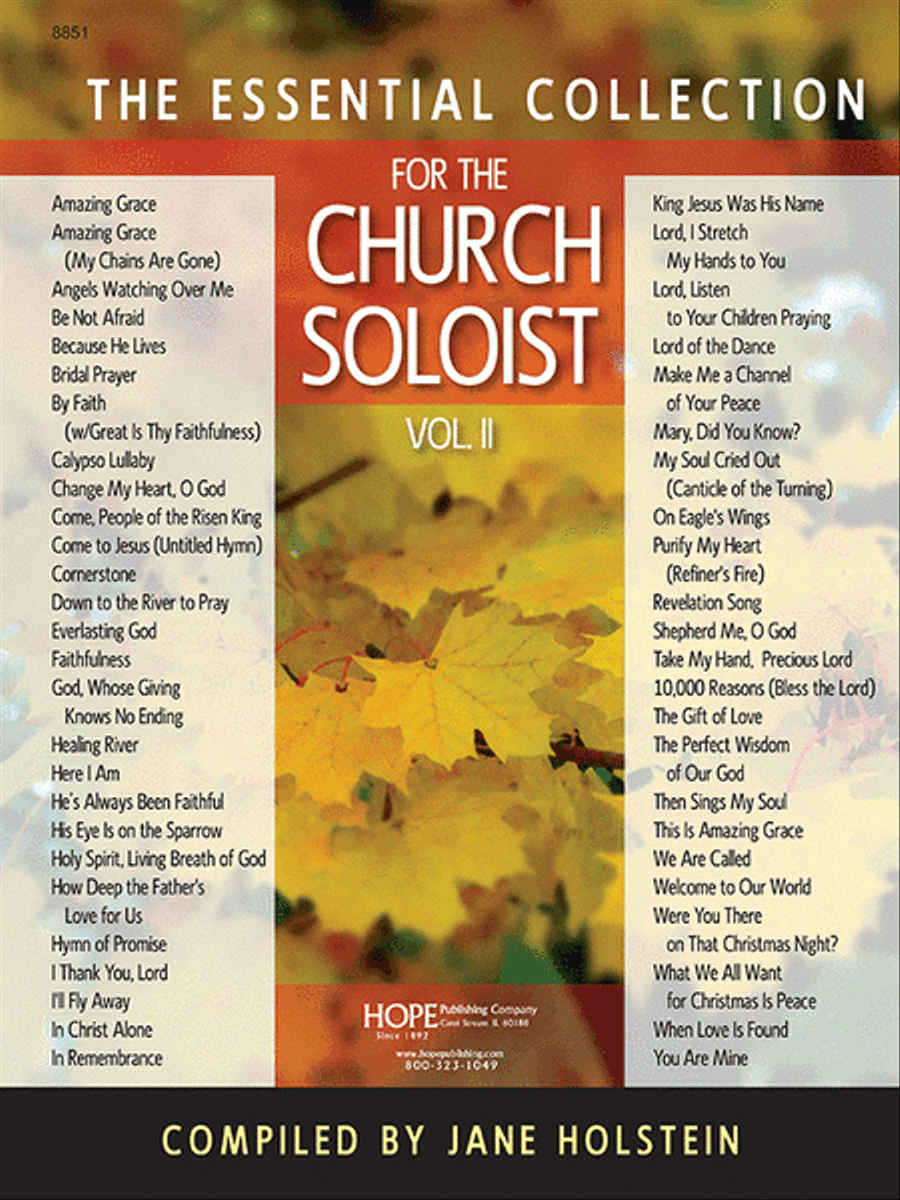 Essential Collection for the Church Soloist, Vol. II Voice Solo scores gallery preview page 1