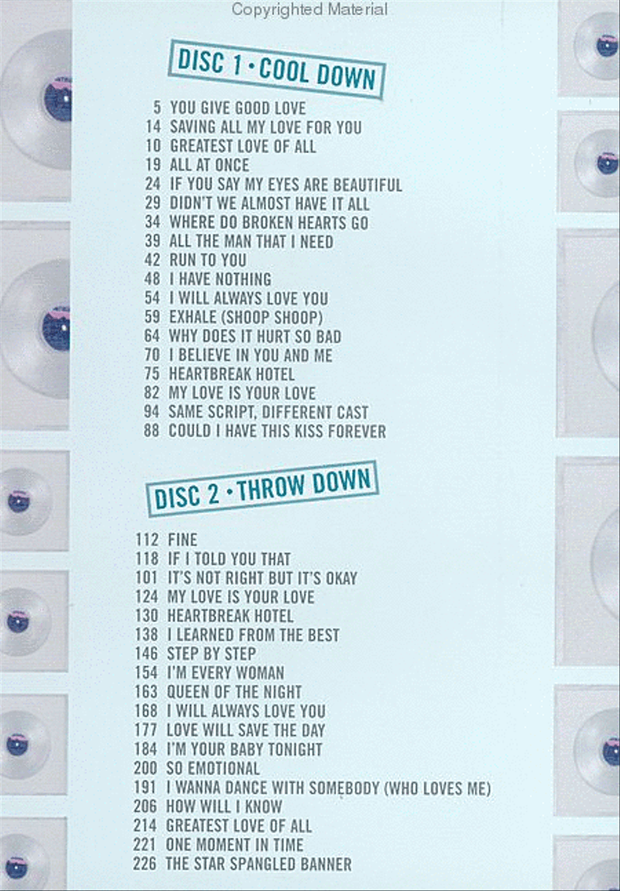 Whitney: The Greatest Hits Piano, Vocal, Guitar scores gallery preview page 3