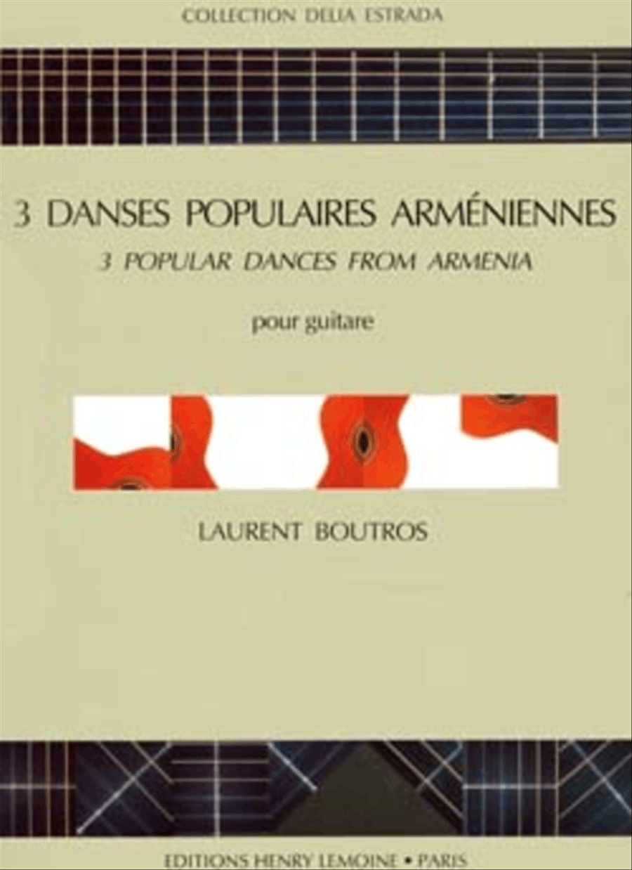 Danses Populaires Armeniennes (3) Acoustic Guitar scores gallery preview page 1