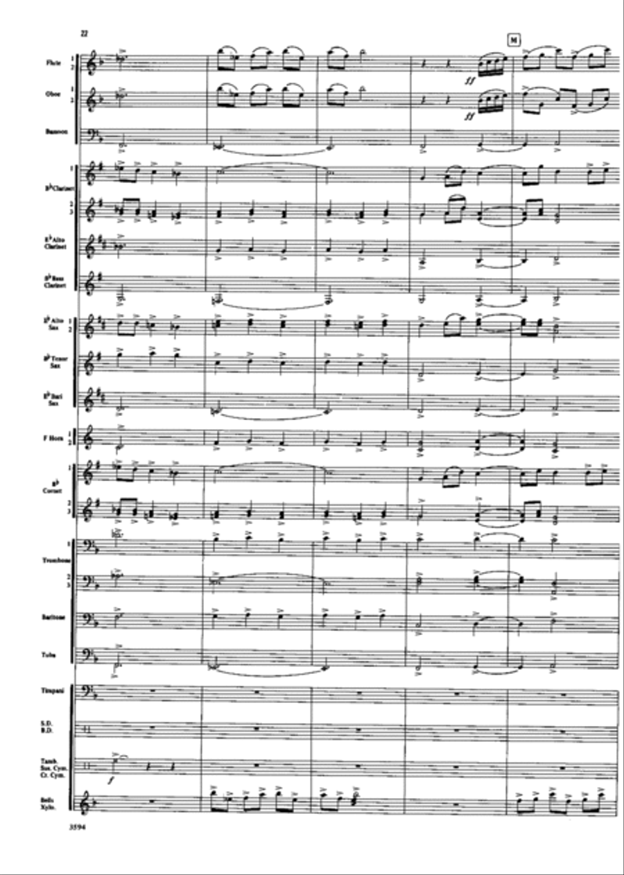 A Rainbow Bridge A Rainbow Bridge Concert Band scores gallery preview page 22