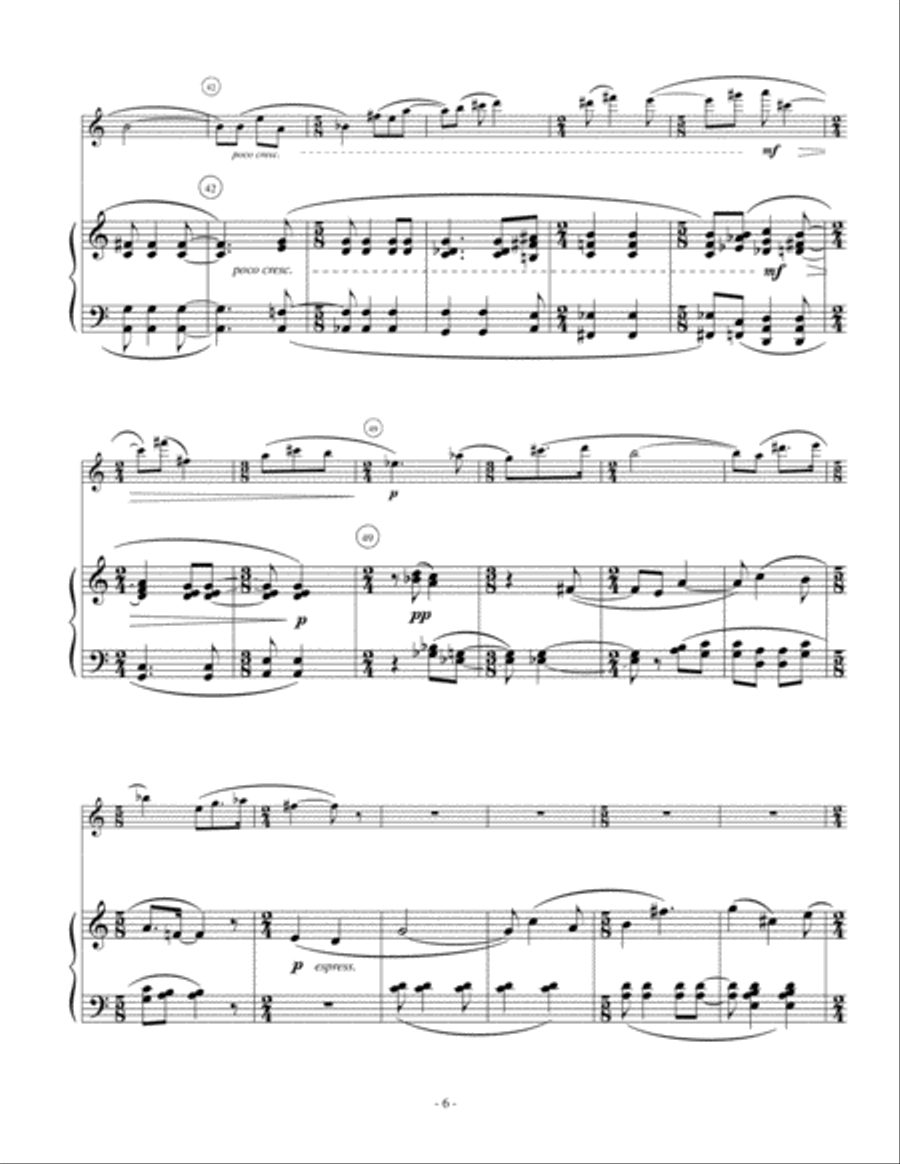 Soliloquy and Rondo Soliloquy and Rondo Flute Solo scores gallery preview page 6