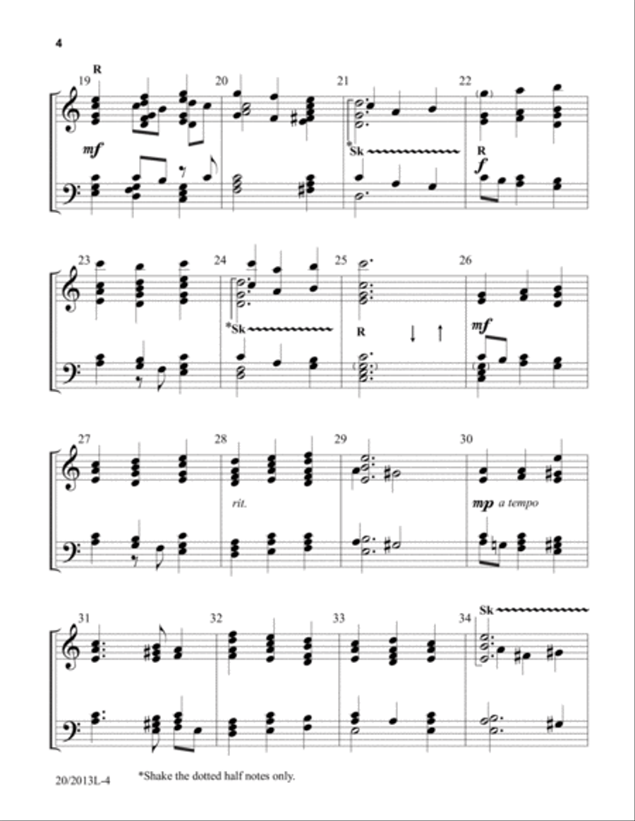 Praise and Thanksgiving Praise and Thanksgiving 3-Octaves scores gallery preview page 4